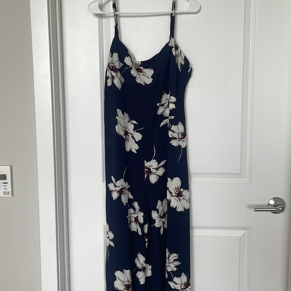 Floral Wide Leg Jumpsuit